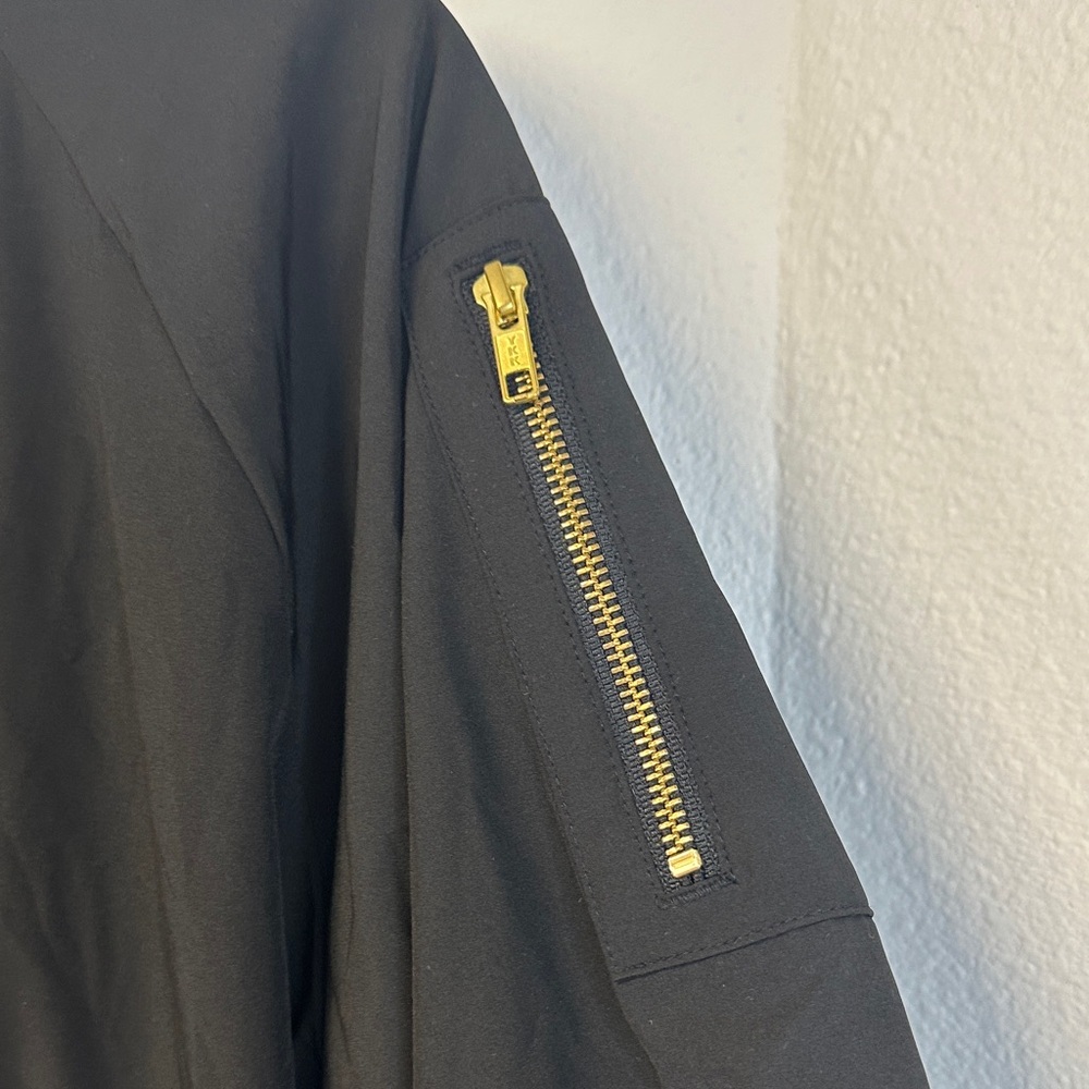 NWT Albion Classic Black Bomber Jacket Women's Size XL - Picture 6 of 8